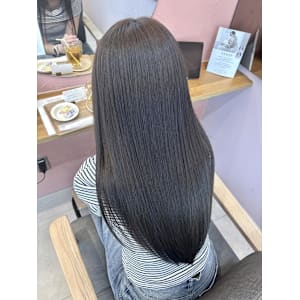 赤みなしベージュ/ワンカラー/ツヤカラー/髪質改善