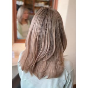 【垢抜け確定！圧倒的透明感☆】ミルクティーベージュ