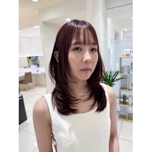 レイヤーカット×ラベンダーブラウン - marju銀座【マージュギンザ】掲載中