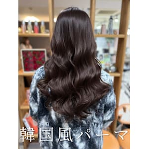 韓国風パーマ/コテ巻き風パーマ/デジタルパーマ/レイヤー