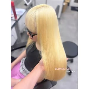 ブロンド/抜きっぱなし/ケアブリーチ