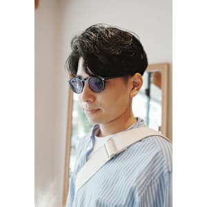 ハンサムショートセンターパート毛流れパーマ - Muse by KENJE【ミューズバイケンジ】掲載中