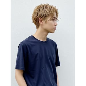 #ブリーチカラー　#メンズカット