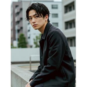 #センターパート　＃メンズパーマ