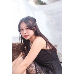 リボンアレンジヘア