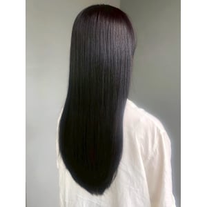 髪質改善 黒髪ロング うるつや 美髪ストレート ダメージレス