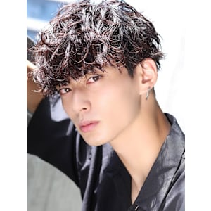 ツイストスパイラル無造作マッシュ