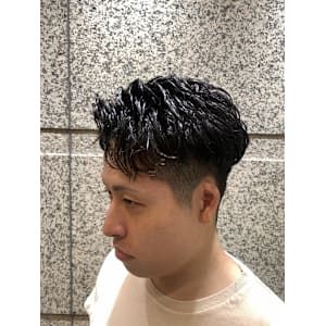 銀座　バックパーマスタイル