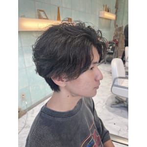 外人風無造作ヘア