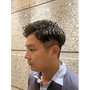 銀座　理容室　barber ワンカールパーマ - ヘアーモードキクチ 銀座店【ヘアーモードキクチ】掲載中