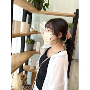 結んでも可愛い顔まわり♪