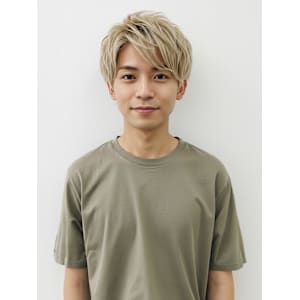 #メンズハイトーンカラー　#ブリーチカラー