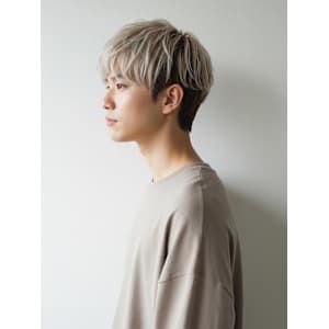 #ダブルカラー　#メンズブリーチカラー