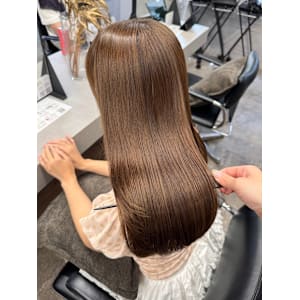 アッシュベージュ　髪質改善トリートメント