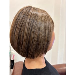 白髪活かし×ボブ