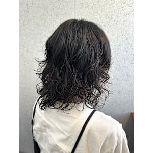 大人フェミニンしっかりウエーブ