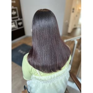 ブリーチなし上品ラベンダー！