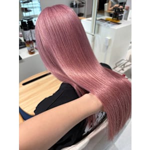 福井大和田ブリーチカラー/ハイトーンカラー/ペールピンク