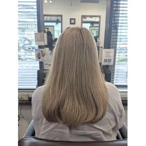 ブリーチなしミルクティー