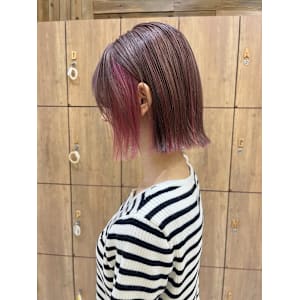 【黒田】ボブ/イヤリングカラー