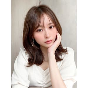 30代40代ぎりぎり結べる切りっぱなしボブ/タッセルカット