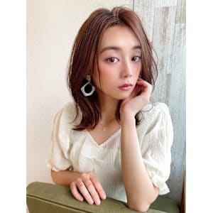 30代40代ぎりぎり結べる切りっぱなしボブ/タッセルカット