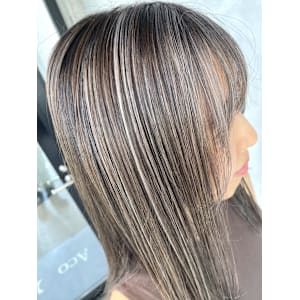 上品ハイライト/細めハイライト/ペールベージュ