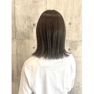 切りっぱなしの透け感ボブ【ARCH Sayaka】