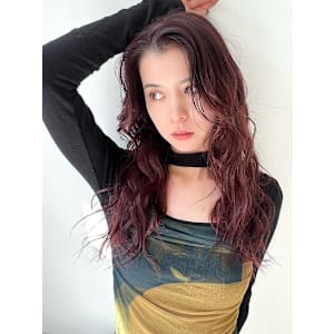 暗めカラーデザインカラーフェイスフレーミングミディアムヘア - KOKO 本八幡【ココ モトヤワタ】掲載中