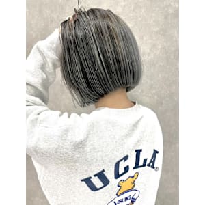 ダブルカラー/シルバーグレー