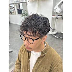 メンズパーマ/ツイスパ/波巻き/ニュアンスパーマ/ピンパーマ