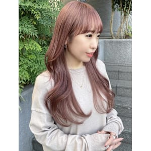 ラウンドバング/コーラルオレンジ/ローズブラウン - Iris by artina 武蔵小杉店【イリス バイ アルティナ ムサシコスギテン】掲載中