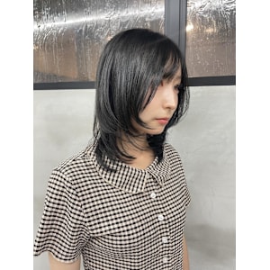 大人可愛い/レイヤーカット/ハッシュカット