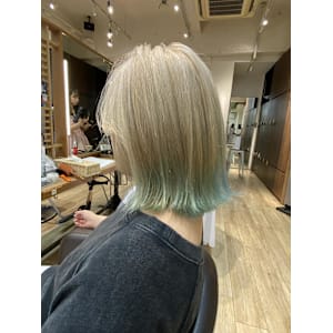 透明感×遊び心のあるインナーカラー