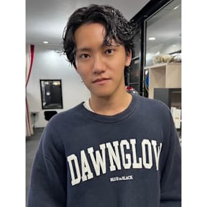 メンズ/波巻きパーマ