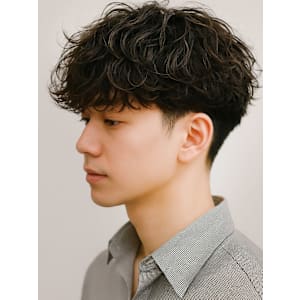 波巻きパーマツイストスパイラルパーマ