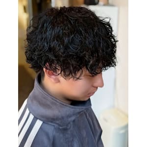 波巻きパーマツイストスパイラルパーマ