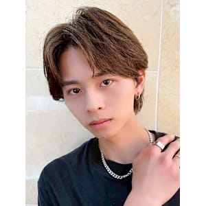 韓国メンズマッシュウルフ