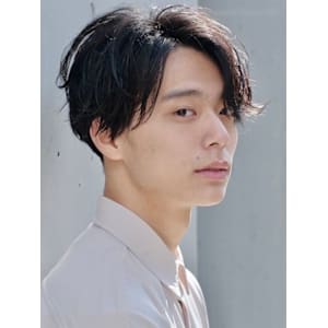 大人センターパートスタイル