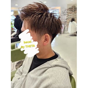 ツーブロック×アップバング - becel by THETA 川越店【ビセル バイ シータ カワゴエテン】掲載中