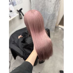 ペールピンク/ハイトーン/ツヤ髪