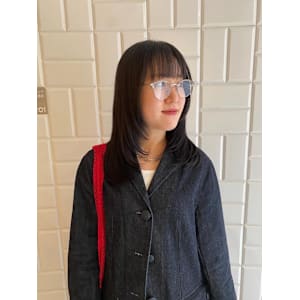 ミディアムレイヤー地毛風カラー