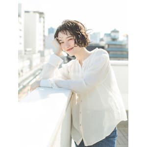 ショートボブ　ナチュラル　パーマ