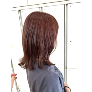 ピンクブラウンカラー