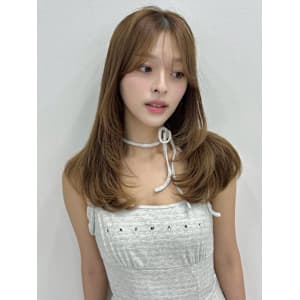 レイヤーカット前髪韓国ヘアくびれヘア