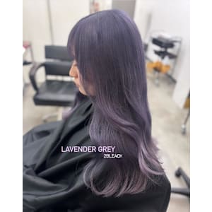 ラベンダーグレー/透明感カラー/髪質改善