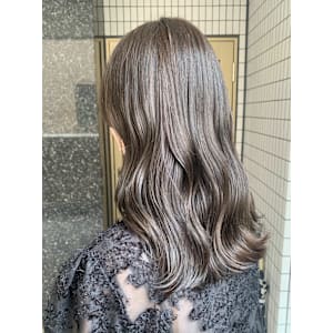 透明感カラー/オリーブグレージュ/イルミナカラー