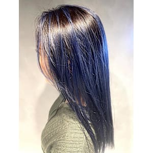 バレイヤージュ/ディープブルー/色落ちシルバー - Aco【アコ】掲載中