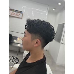 ツーブロックショート