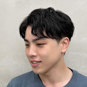 パートスタイル×フェザーパーマ